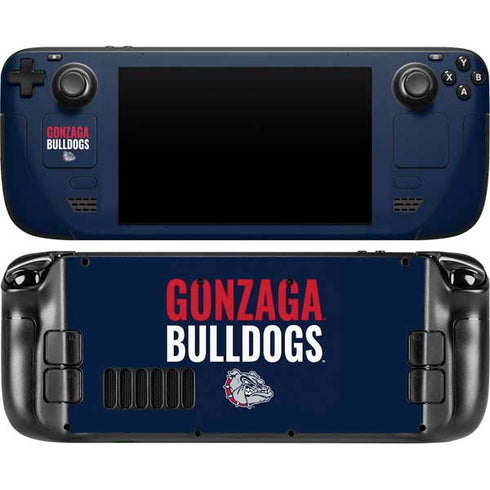 Gonzaga University Bulldogs Bold Steam Deck Handheld Gaming Computer Skin